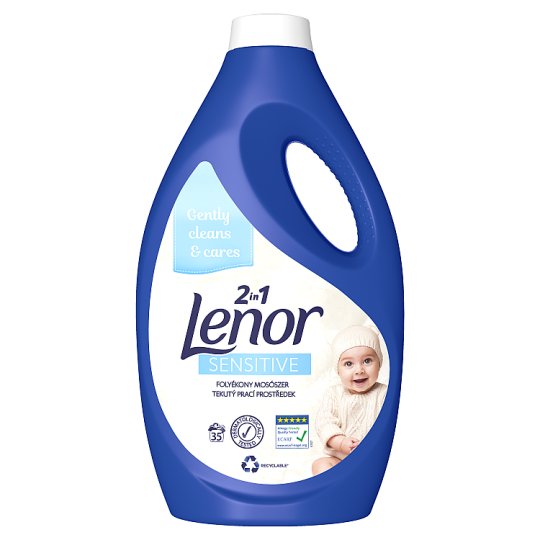 LENOR Washing Liquid Laundry Detergent 35 Washes, Sensitive Tesco