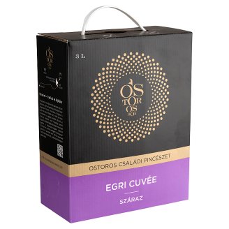 Ostorosbor Bag-In-Box Egri Cuvée száraz vörösbor 12% 3 l