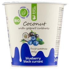 Body&Future kék áfonya és fekete ribizli vegán fermentált bio kókusztermék 140 g
