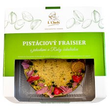 L'Chefs epres-pisztáciás torta ruby csokoládéval 600 g