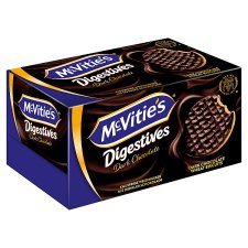 McVitie's Digestives étcsokoládéval bevont teljes kiőrlésű gabonával készült keksz 200 g 