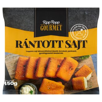 Ripp-Ropp gyorsfagyasztott rántott sajt 450 g