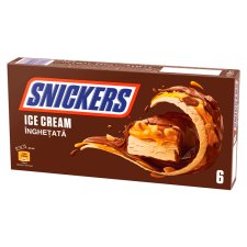 Snickers Peanut and Caramel Dairy Ice Cream Bar with Cocoa Coating 6 x 50,3 ml (301,8 ml)