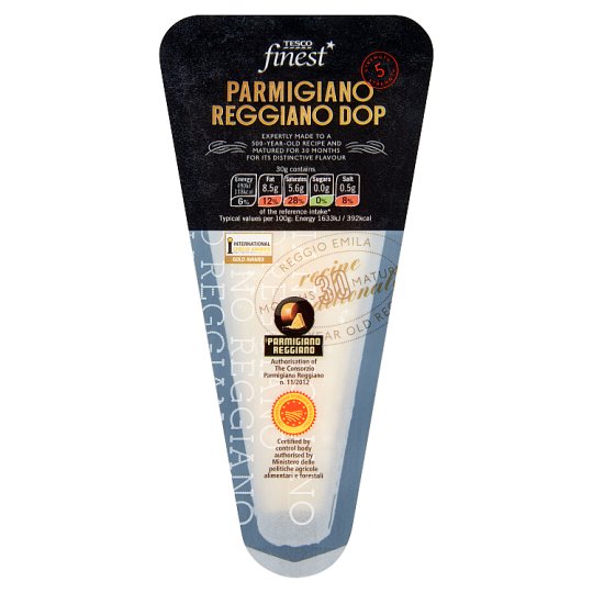 Tesco Finest Parmigiano Reggiano félzsíros, kemény sajt 170 g