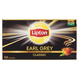 Lipton Earl Grey Classic bergamott ízesítésű fekete tea 50 filter