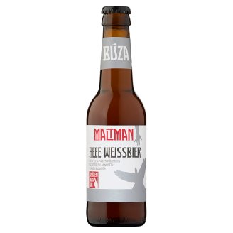 Maltman Hefe Weissbier szűretlen bajor típusú minőségi világos búzasör 5,1% 0,25 l