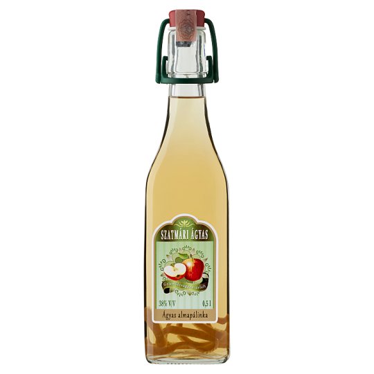 Szatmári Apple Palinka on Fruit Bed 38% 0,5 l