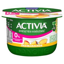 Danone Activia őszibarackos joghurt élőkultúrával, édesítőszerekkel 125 g