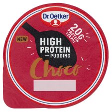 Dr. Oetker High-Protein Chocolate-Flavored Pudding with Sweeteners 200 g