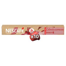 NESCAFÉ Farmers Origins Colombia Espresso Caffeine Free Ground Roasted Coffee Capsules 10 pcs 53 g