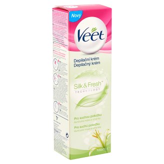 Veet Silk & Fresh sheavaj és liliom szőrtelenítő krém száraz bőrre 100 ml