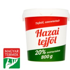 Hazai tejföl 20% 800 g