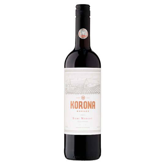 Egri Korona Borház Egri Merlot száraz vörösbor 13% 750 ml