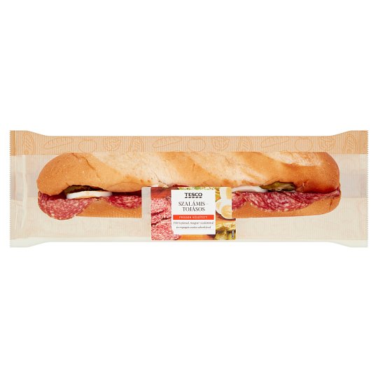 Tesco Baguette with Salami and Egg 198 g
