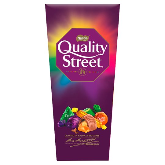 Quality Street vegyes tej és étcsokoládé és tejkaramella 240 g