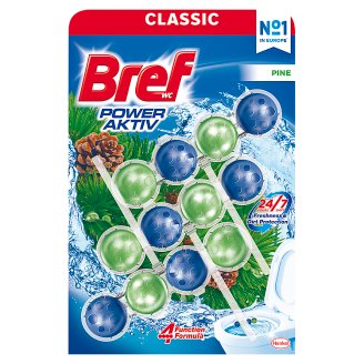 Bref Power Aktiv Pine Forest Toilet Block 3 x 50 g