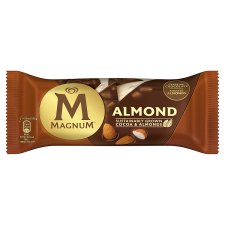 Magnum Almond Vanilla Ice Cream with Milk Chocolate Coating and Almond Pieces 110 ml