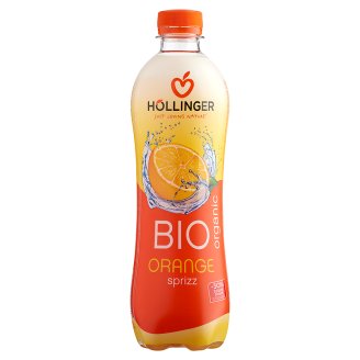 Höllinger BIO szénsavas narancsital 0,5 l