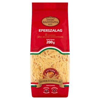 Izsáki Házitészta Juhászné száraztésztája eperszalag 8 tojásos száraztészta 200 g