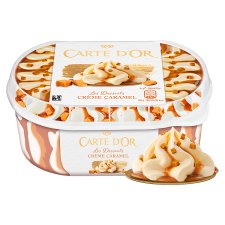 Carte D'Or Gelateria Crème Caramel Vanilla Ice Cream with Caramel Sauce and Caramel Pieces 900 g