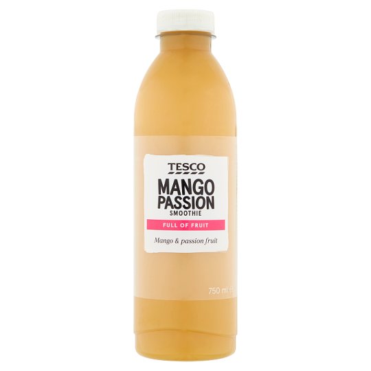 Tesco Mango Passion Smoothie Fruit Drink with Mango & Passion Fruit 750 ml Tesco Online, Tesco