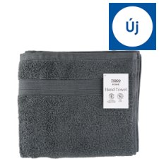 Tesco Home Grey Color Hand Towel 50 cm x 90 cm