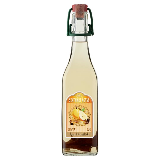 Szatmári Pear Palinka on Fruit Bed 38% 0,5 l