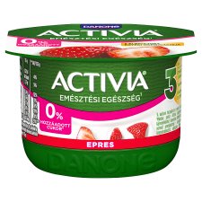 Danone Activia epres joghurt élőkultúrával, édesítőszerekkel 125 g