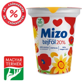 Mizo tejföl 20% 330 g