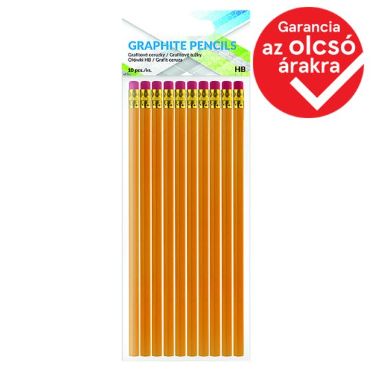 HB Graphite Pencils 10 pcs Tesco Online, Tesco From Home, Tesco Doboz