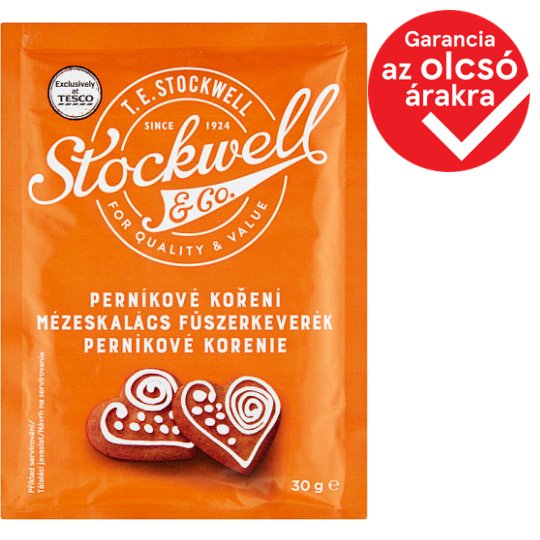 Stockwell & Co. mézeskalács fűszerkeverék 30 g