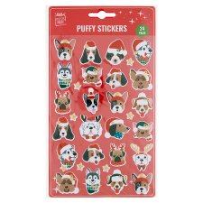 Festive Magic Pet Puffy Stickers 24 pcs