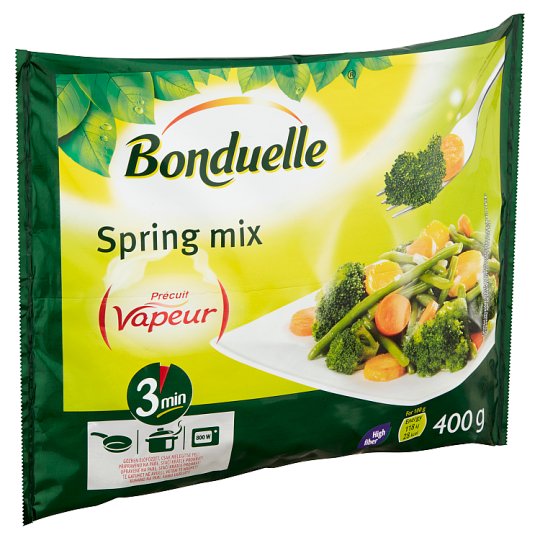 Bonduelle Vapeur QuickFrozen Spring Vegetable Mix 400 g Tesco Online