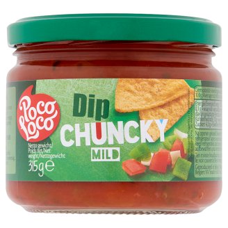 Poco Loco enyhén csípős mártogató szósz paradicsommal és zöldpaprikával 315 g