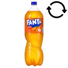 Fanta Carbonated Orange Flavoured Soft Drink 2,25 l