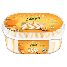 Carte D'Or Vanilla Flavored Ice Cream with Exotic Fruit Sorbet 825 ml