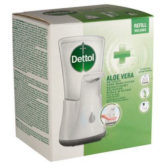 Dettol Aloe Vera és E-vitamin érintés nélküli kézmosó készülék és utántöltő 250 ml