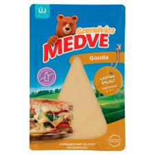 Medve Szendvics zsíros, félkemény, szeletelt gouda sajt 100 g