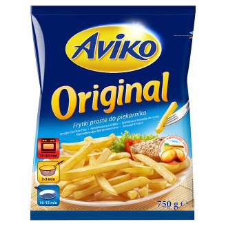 Aviko Original elősütött, gyorsfagyasztott hasábburgonya sütőbe 750 g