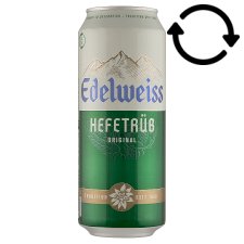 Edelweiss Hefetrüb Original szűretlen világos búzasör 5,1% 0,5 l doboz