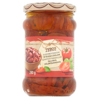 Tesco szárított paradicsom olajban, zöldfűszerekkel 280 g
