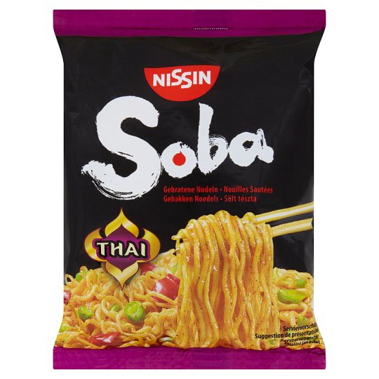 Nissin Soba thai ízesítésű sült tészta búzalisztből 109 g
