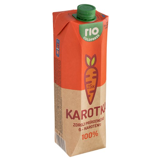 RIO 100 Cold Press Carrot Drink 1 l Tesco Online, Tesco From Home