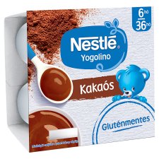 Nestlé Yogolino kakaós babapuding 6-36 hónapos korig 4 x 100 g (400 g)
