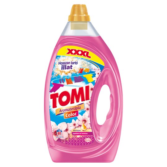 Tomi Aromaterápia Color Essential Oils Japanese Garden-Water Lily Liquid Detergent 80 Washes 4 l