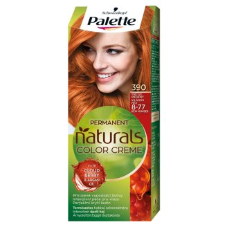Schwarzkopf Palette Permanent Naturals Color Creme ápoló krémhajfesték 8-77 világos réz (390)