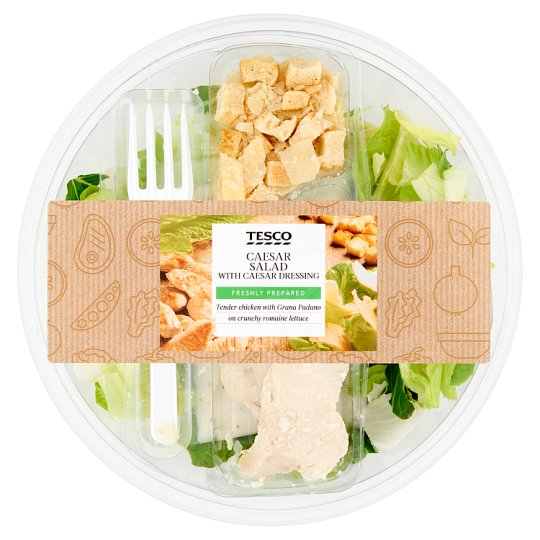 Tesco Caesar Salad with Caesar Dressing 210 g Tesco Online, Tesco