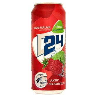 D24 Lime-Raspberry Flavoured Alcohol-Free Lager Beer 0,5 l