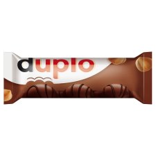 Ferrero Duplo tejcsokoládéval bevont mogyorós töltelékkel, egész mogyorószemekkel töltött ostya 26 g