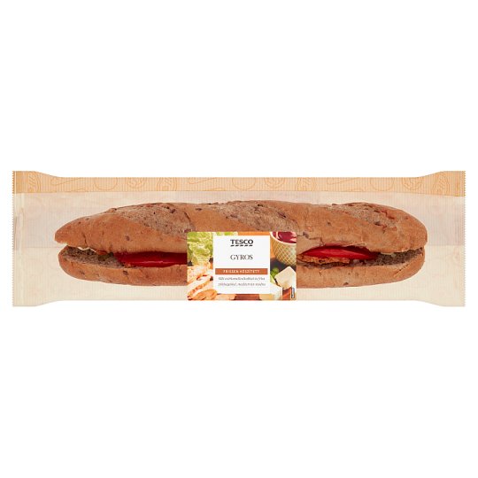 Tesco gyros baguette 218 g